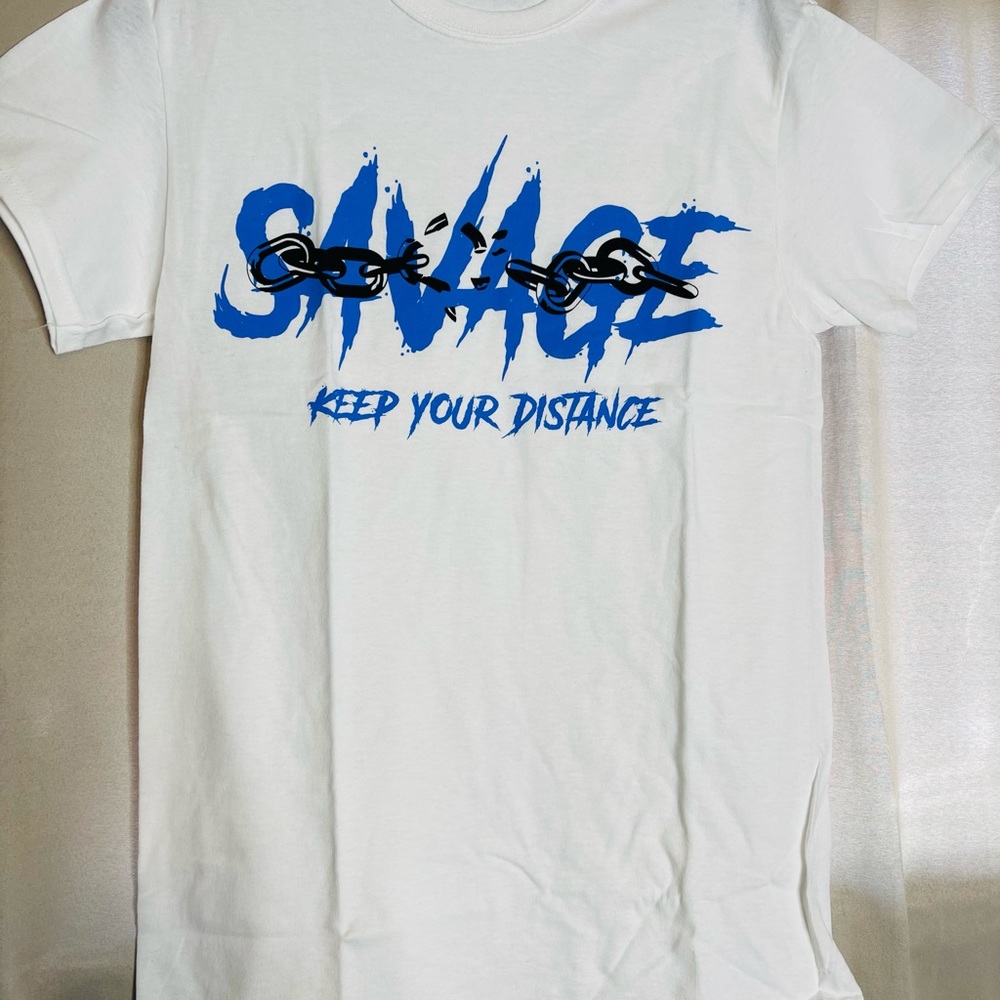 Rue 21 graphic t-shirts. Blue savage
